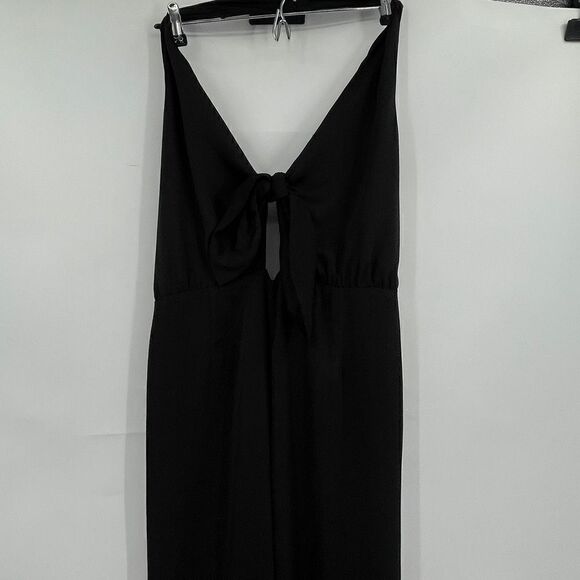 House of Harlow 1960 X Revolve Black Cut Out Opal Jumpsuit Size Large - Picture 2 of 12